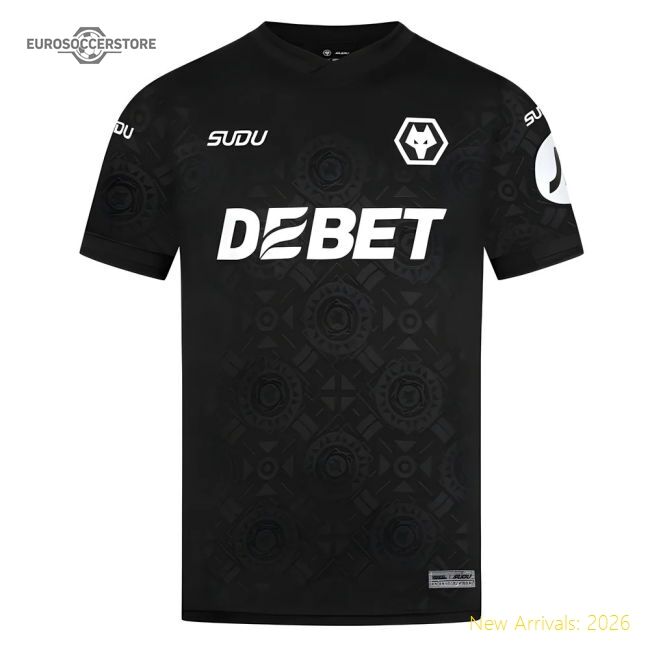 Premium 2025-2026 Wolves Goalkeeper Home Shirt (black) - Premium