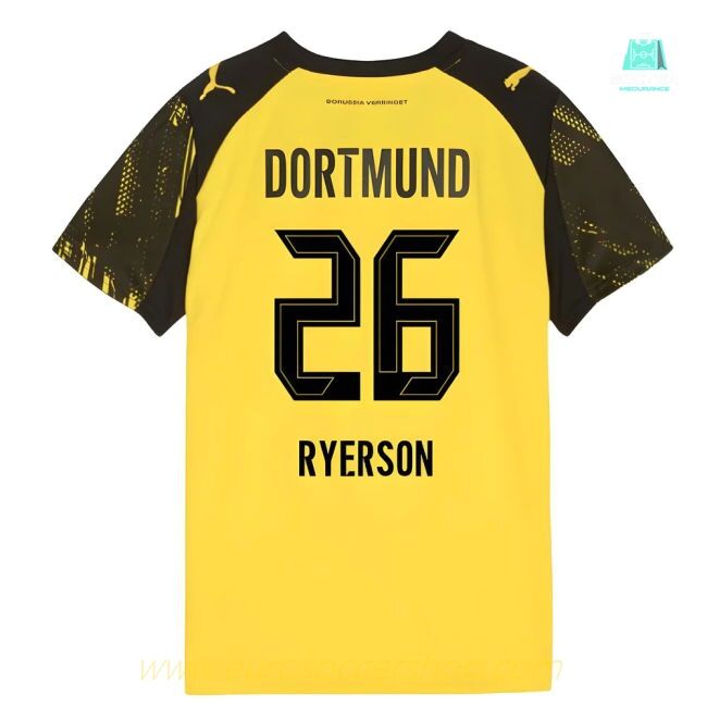 2025-2026 Borussia Dortmund Home Shirt (Kids) (Ryerson 26)