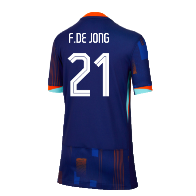 Kids Updated Performance Netherlands Away Football Shirt