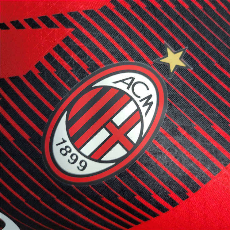 AC Milan 2324 Home Red Soccer Jersey Football Shirt Authentic Version