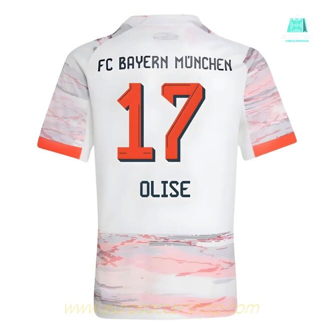 2025-2026 Bayern Munich Away Shirt (Kids) (Olise 17)