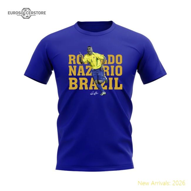Ronaldo Brazil T-shirt - Genuine Polyester Construction