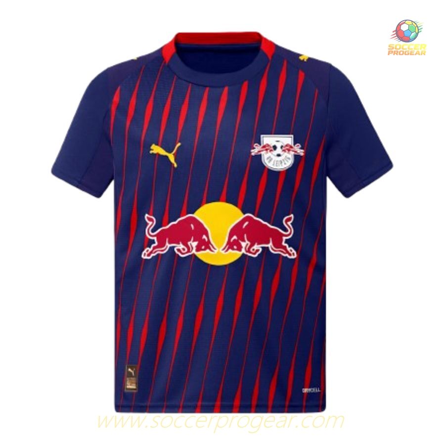 Team Football Jersey Football Kit Youthren's Red Bull Leipzig Away 2025-2026 Season