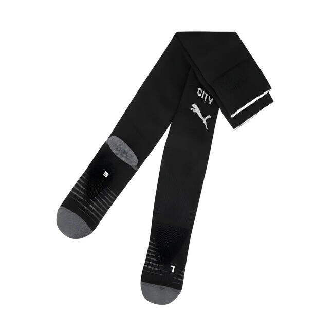 Man City Genuine 2025-2026 Man City Away Socks (Black) Comfortable ...