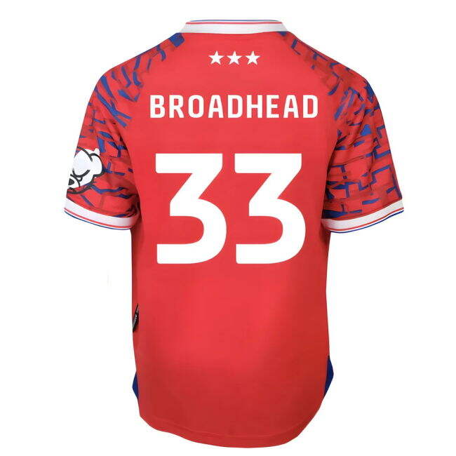 2025-2026 Ipswich Town Away Shirt (Kids) (Broadhead 33) (Limited Ed...