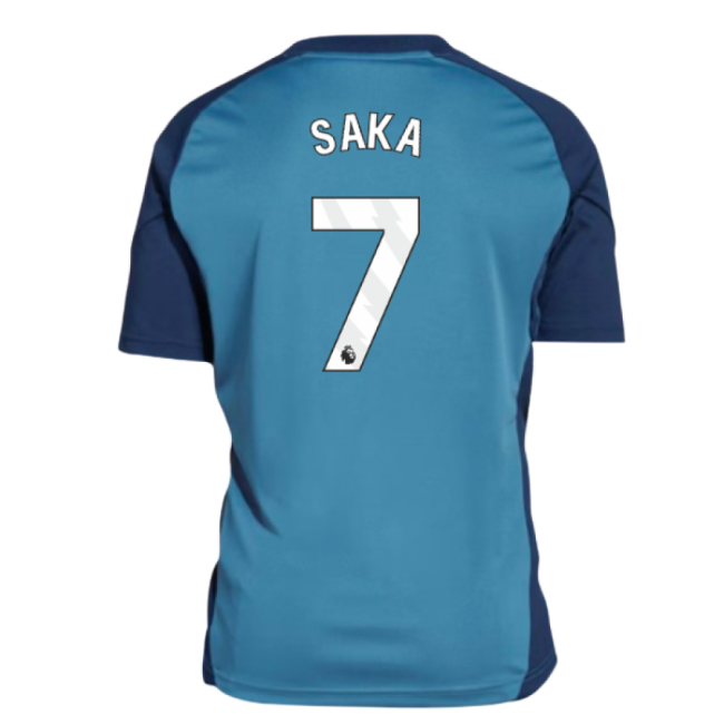 Kids Saka 7 Heritage 2025-2026 Arsenal Training Retro Jersey