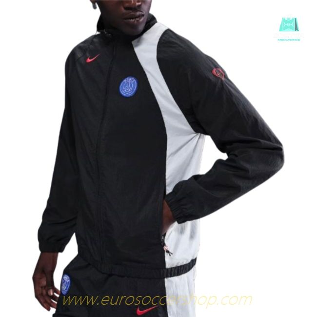 2025-2026 PSG T90 Track Jacket (Black)