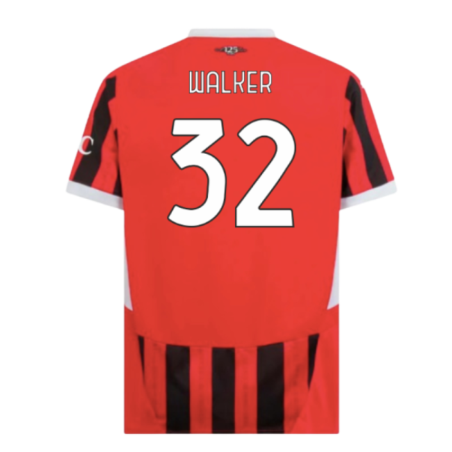 Walker 32 AC Milan Football Club Sophisticated Home Game Jersey
