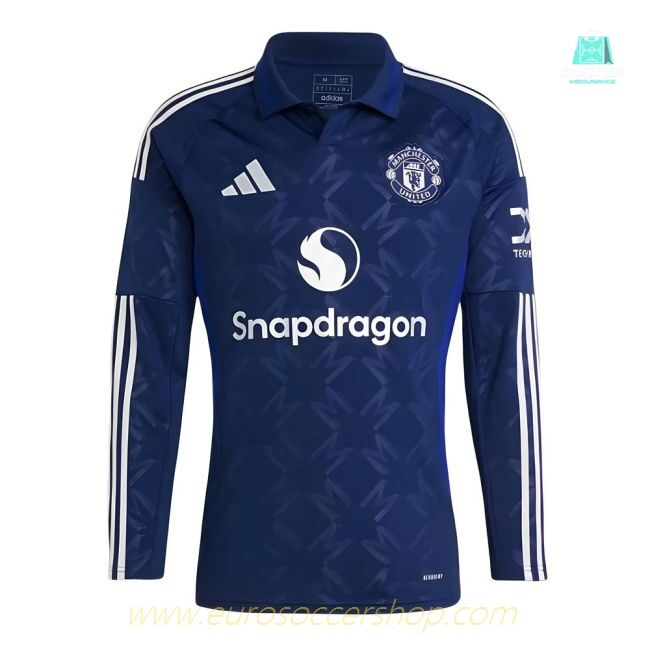 2024-2025 Man Utd Long Sleeve Away Shirt