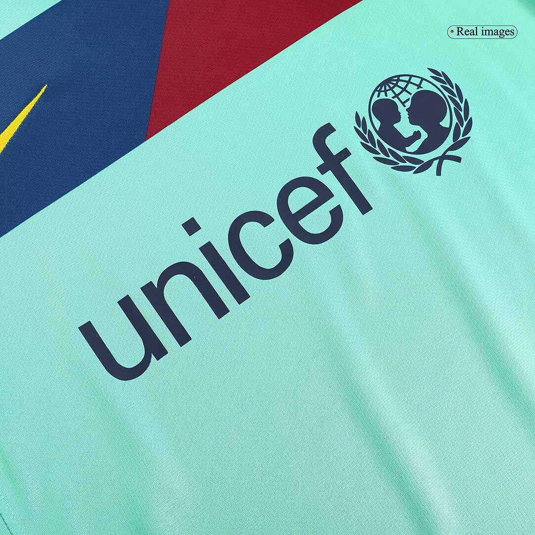 Retro DAVID VILLA #7 2010/11 Barcelona Away Soccer JerseyAuthentic Kit