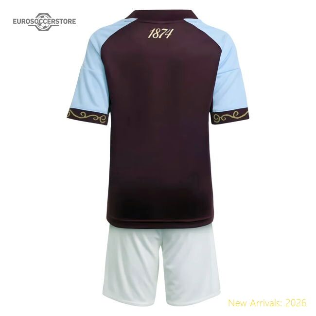 Authentic 2025-2026 Aston Villa Home Mini Kit - Premium Quality