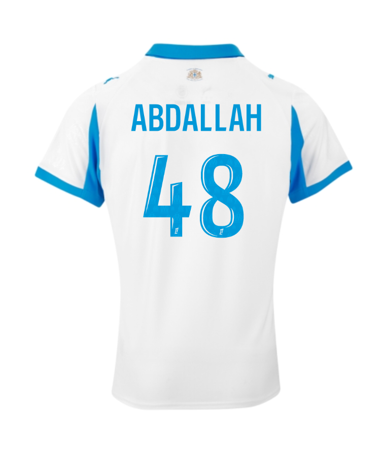 Marseille Home Jersey 25-26 with ABDALLAH 48