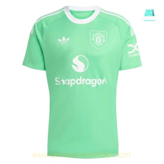 2025-2026 Man Utd Third Goalkeeper Shirt (Green) (Your Name)