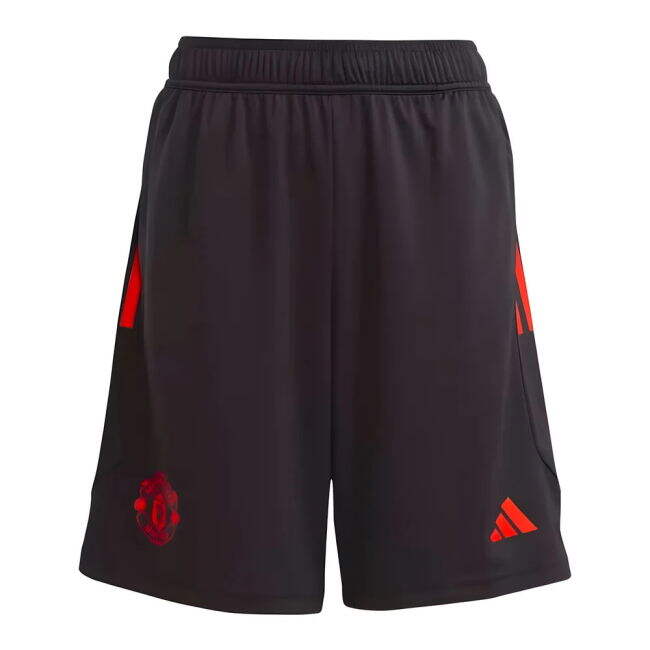 2023-2024 Man Utd Training Shorts (Black) - Kids - fan gear