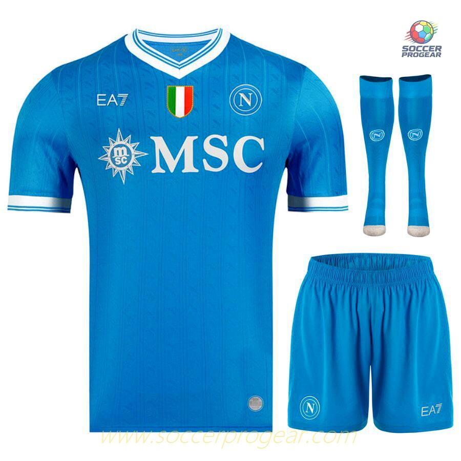 Naples Youthren's Home Soccer Uniform Football Jersey 2025/26 Collection