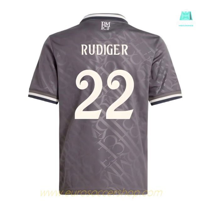 2024-2025 Real Madrid Third Shirt (Kids) (Rudiger 22)