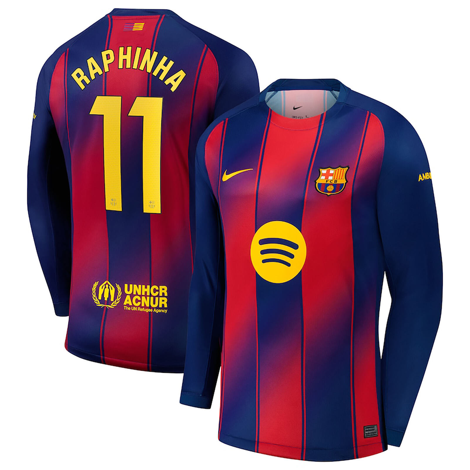 licensed product Nike Barcelona Home Jersey - Authenticity Focused
