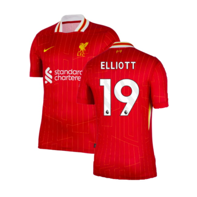 Liverpool Original 2024-2025 Liverpool Home Shirt (Elliott 19)