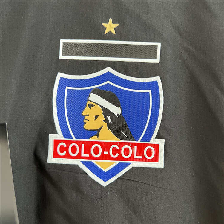 2324 Colo-Colo Black Windbreaker - Official Replica 7091