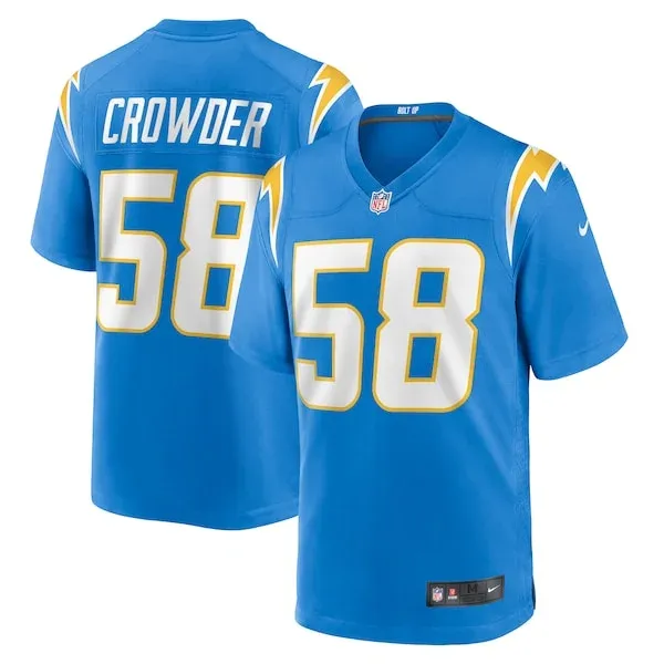 None Tae Crowder Game Jersey - Blue | NFL Player Jersey | NFL Football