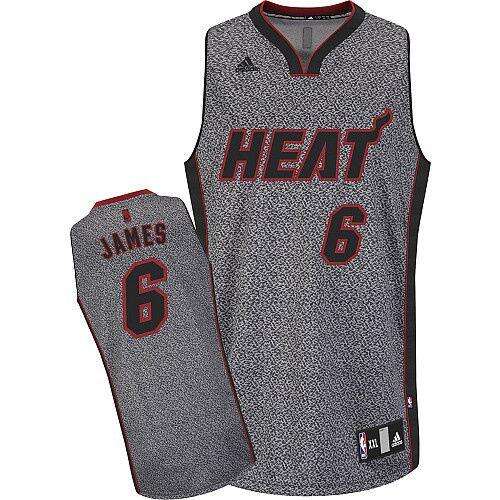 Miami Heat LeBron #6 Signature Edition Replica Jersey Modern Design