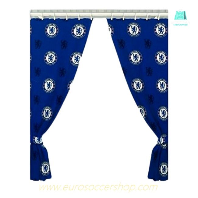 Chelsea Official Repeat Crest Curtains - 72 Inch