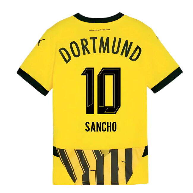Game Replica Borussia Dortmund Home Fan Shirt (Kids) (Sancho 10)