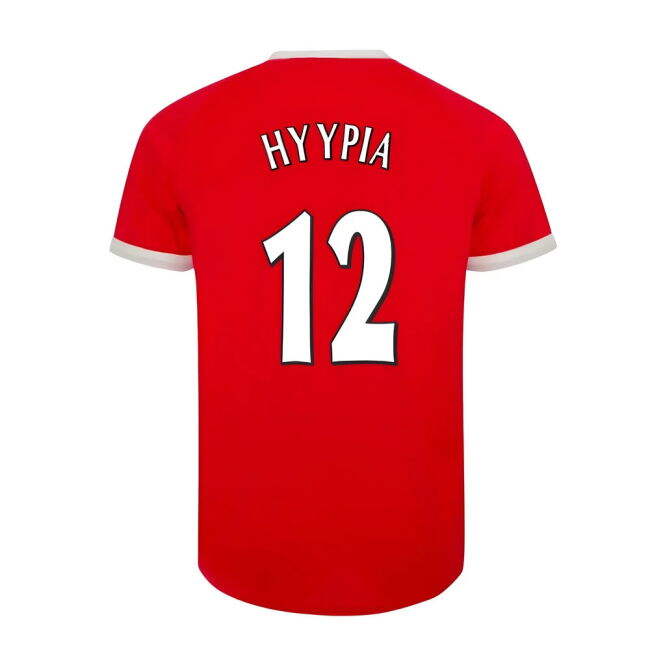 2001-2003 Liverpool Retro Euro Home Shirt (HYYPIA 12)
