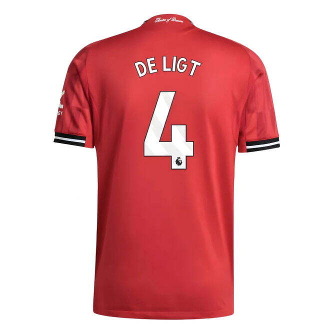 Top-Quality 2025-2026 Home EPL Shirt De Ligt 4 - Adults Rare #14555