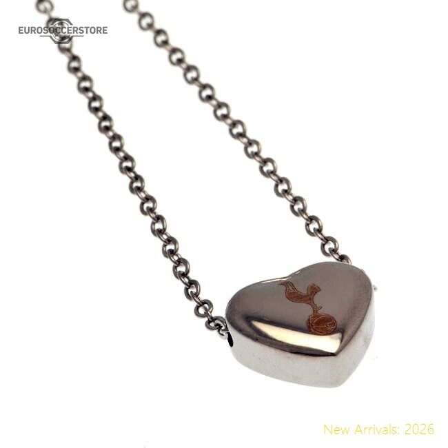 Authentic Tottenham Hotspur Fc Stainless Steel Heart Necklace