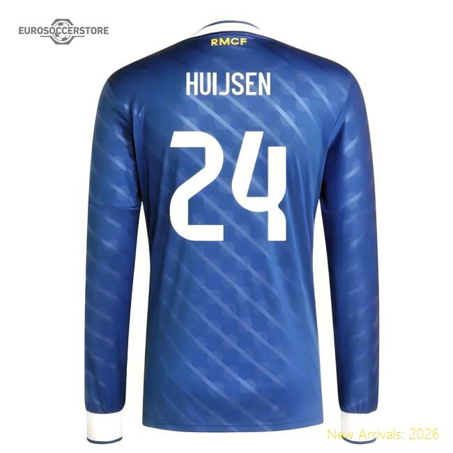 Premium-grade 2025-2026 Real Madrid Long Sleeve Change Jersey (huij