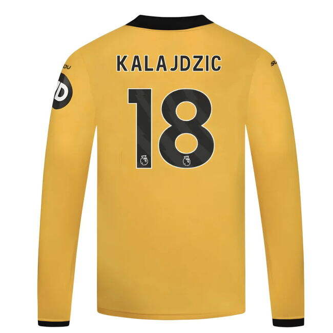 Rare Breathable 2025-2026 WOL Home Rare Find - Kalajdzic 18 Kids#562