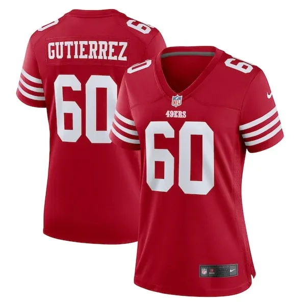 San Francisco 49ers Game Football Jersey - Scarlet S | player jersey