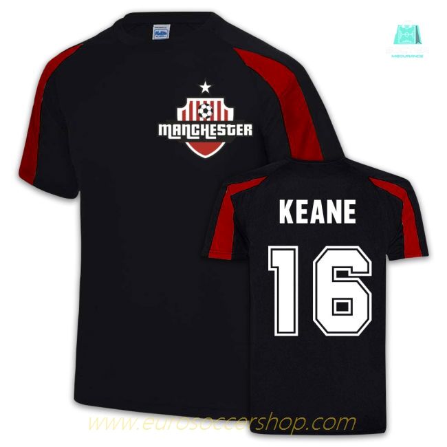 Roy Keane Manchester United Sport Training Jersey (Black)