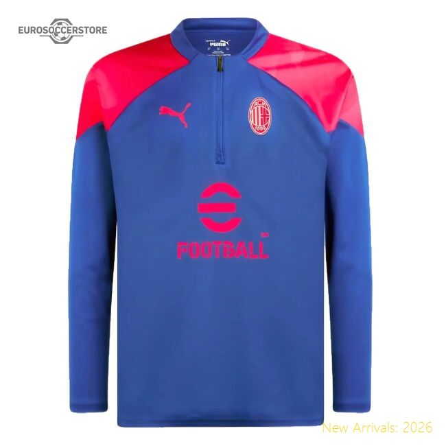 2023-2024 Ac Milan Training Authentic Jersey Kappa Kombat