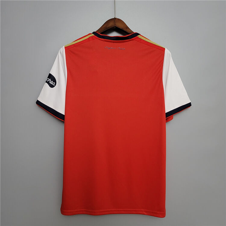 Breathable 20-21 Cagliari Home RedBlack Soccer Shirt Jersey