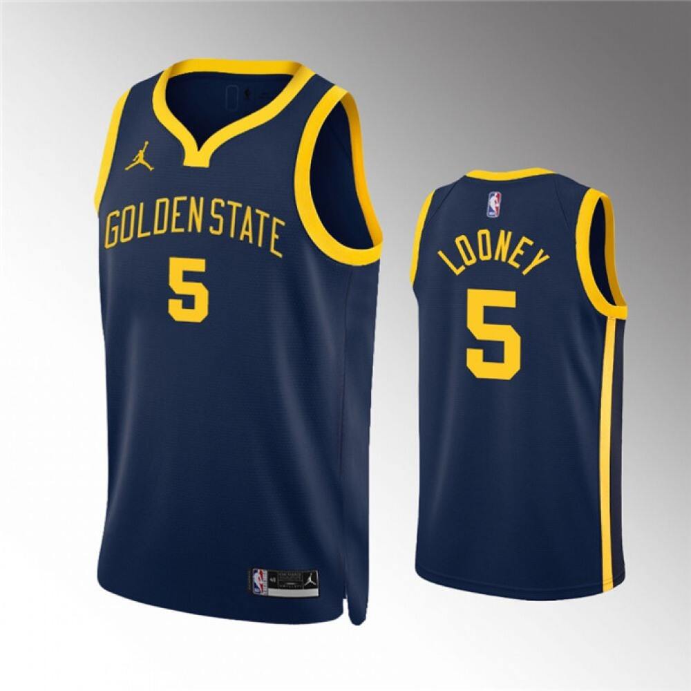 Official Golden State Warriors 5 Navy Jersey - - NBA Collection