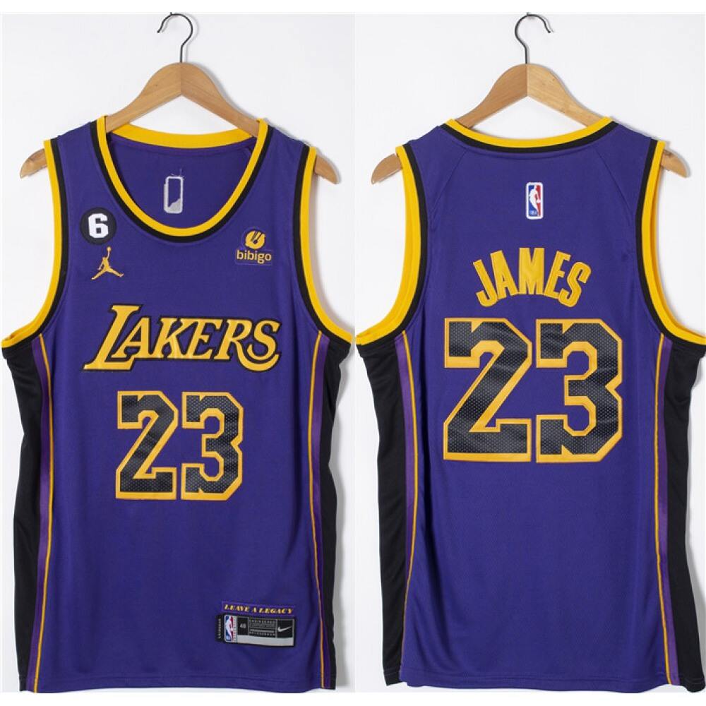 Los Angeles Lakers LeBron James23 Jersey Purple - Game Day Essential