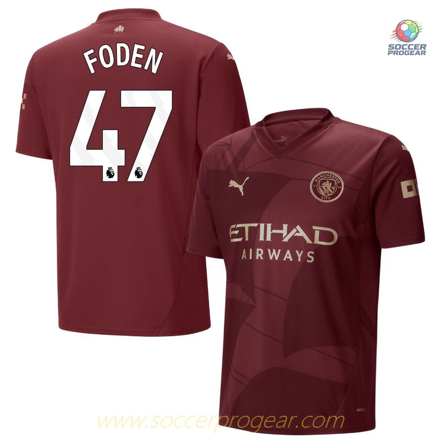Manchester City Third Team Shirt 2024-25 Edition Foden