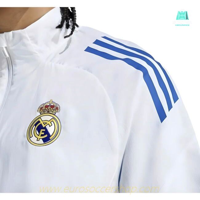 2025-2026 Real Madrid EU Presentation Jacket (White)