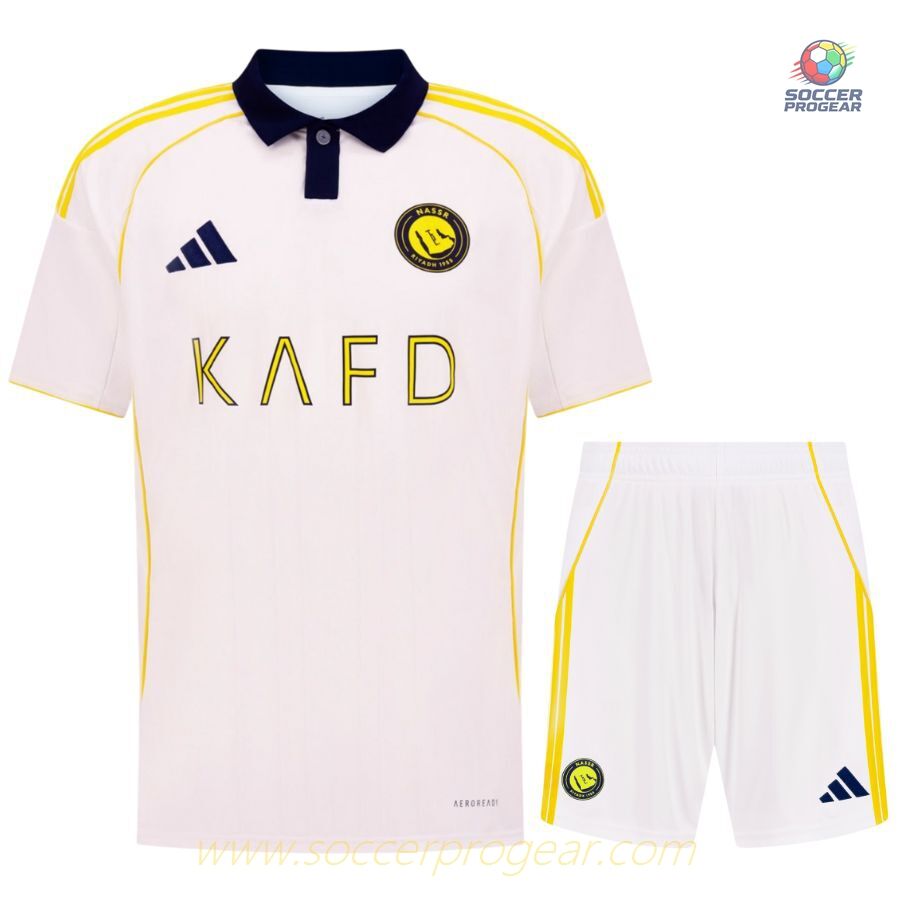 Al Nassr Third Children Jersey Set Soccer Team Shirt 2025/26 Collection