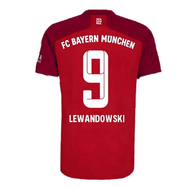 Dedicated Bayern Bayern Munich Home Shirt Lewandowski #9 Superior ...