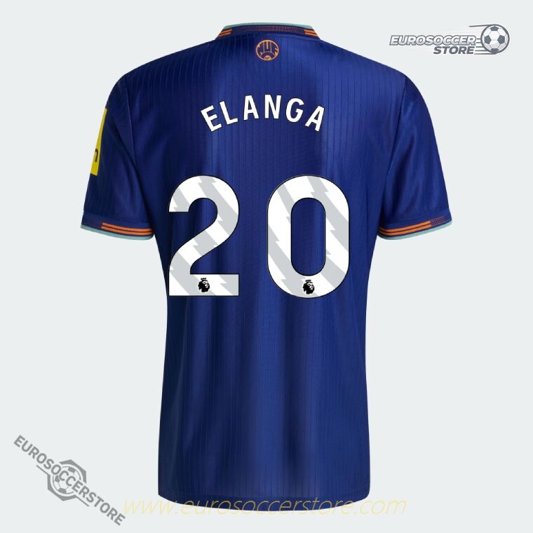 Newcastle United Third ELANGA 20 Jersey 25-26 (Player Version)