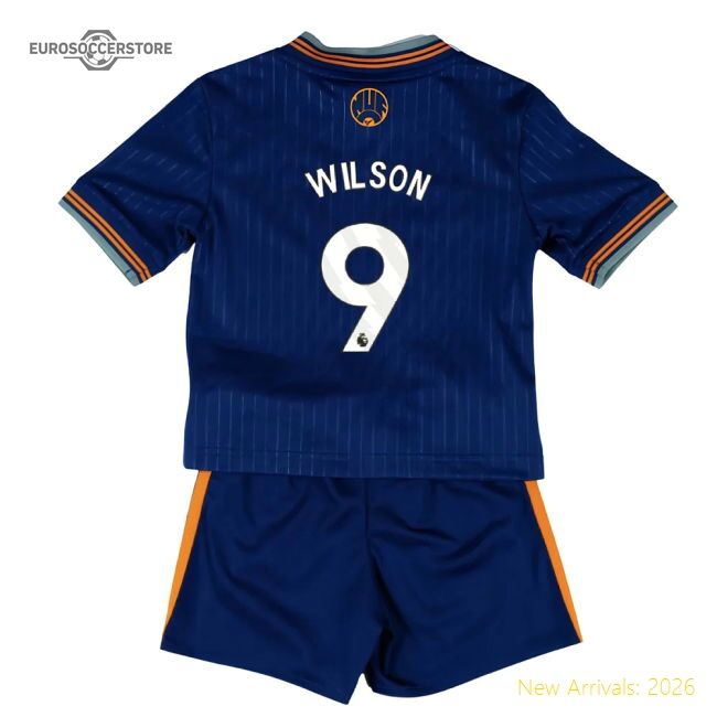 Authentic 2025-2026 Newcastle Third Mini Kit (wilson 9) - Premium
