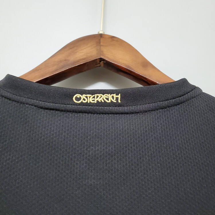 Austria Euro 2020 Away Balck Soccer Jersey Football Shirt - Official