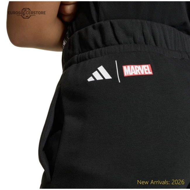 2025-2026 Real Madrid Marvel Pants (black) - Kids - Collectors Item