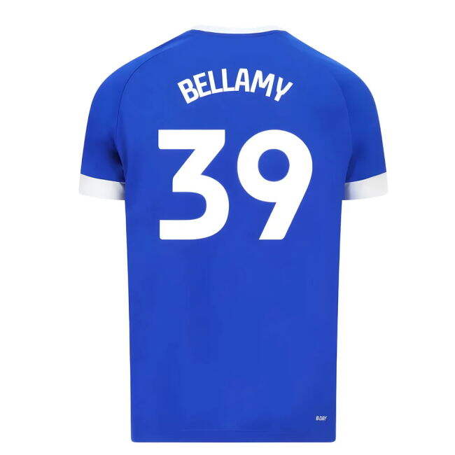 Men's 2025-2026 Cardiff City Home Shirt (Bellamy 39)