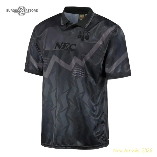 Premium Everton 1990 Black Out Retro Football Shirt - Premium Quality