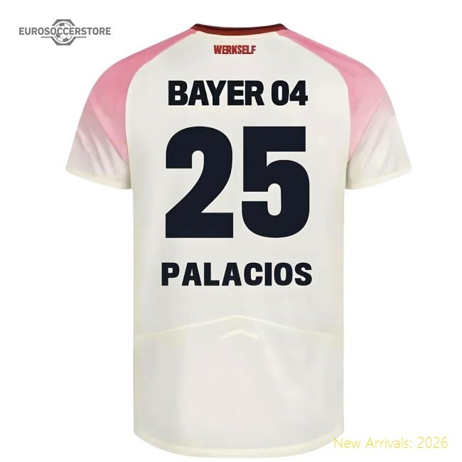 2025-2026 Bayer Leverkusen Away Jersey (kids) (palacios 25)