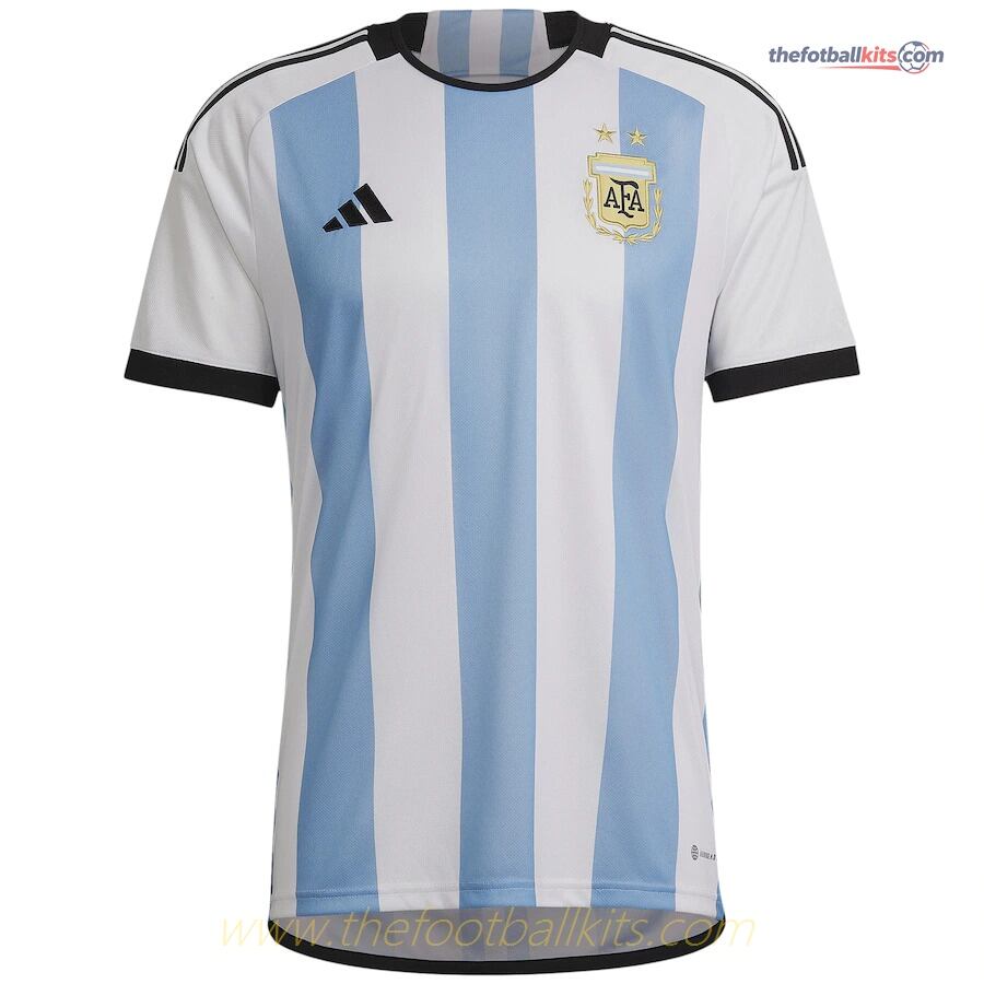 Genuine Argentina 2022 Qatar World Cup Home Football Shirt